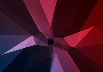Abstract dark red, pink, and blue crystal background featuring large, interconnected crystal formations, a network of glowing veins, and a sense of organic growth.