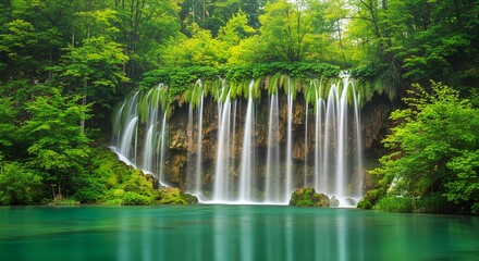 waterfall in the forest