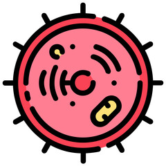 cell vector filled outline icon