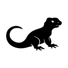 Obraz premium Strong Rhino Silhouette Design