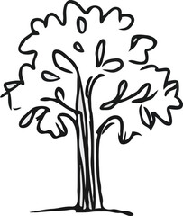 hand drawn stick man vector art