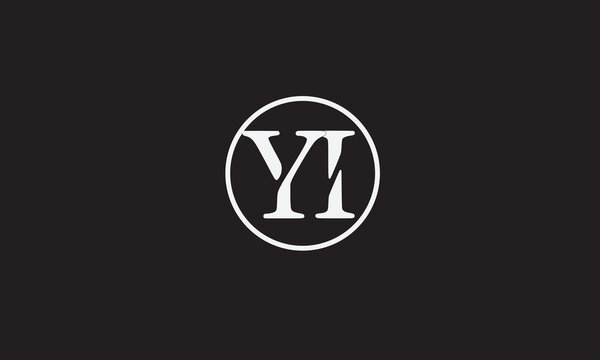 YI, IY , I, Y Abstract Letters Logo Monogram