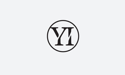 YI, IY , I, Y Abstract Letters Logo Monogram