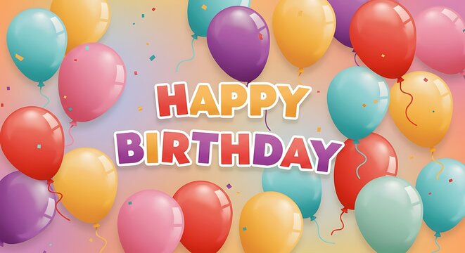 Rainbow Balloon Birthday Bash