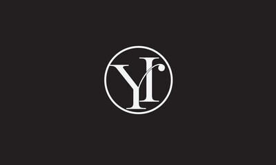 Obraz premium YI, IY , I, Y Abstract Letters Logo Monogram