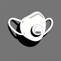 Obraz premium Doctor Mask on a white background 