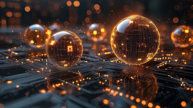 Pulsating 3D Big Data Cluster Simulation on Circuit Board Terrain with Dynamic Particle Effects for STEM Education