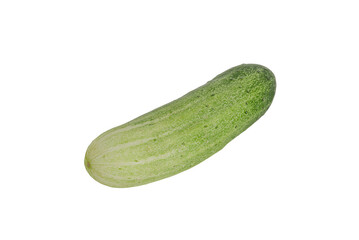 fresh cucumber isolated on white background