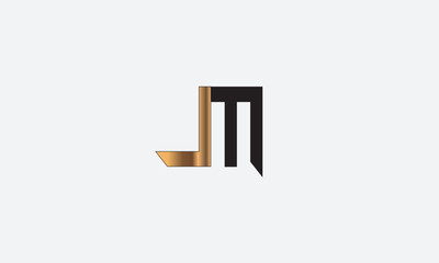 LM, ML, M, L Abstract Letters Logo Monogram	