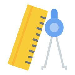 Measurements icon vector image. Can be used for Web Store.