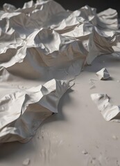 Softly crumpled, uneven surface, subtle shadows  ,  subtle texture,  subtle