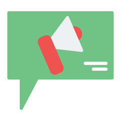 Campaign icon vector image. Can be used for Public Relations Agency.