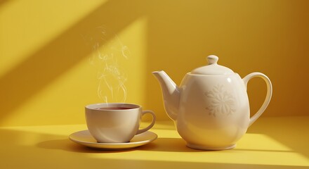 Sunlit Stillness: Tea Time