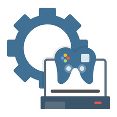 Game Mod Manager icon vector image. Can be used for Game Development.