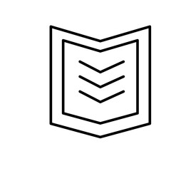 Book Vector Line Icon Design