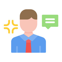 Demagogue icon vector image. Can be used for Politics.