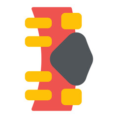 Elbow Guards icon vector image. Can be used for Personal Transportation.