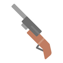 Designated Marksman Rifle icon vector image. Can be used for Battle Royale.