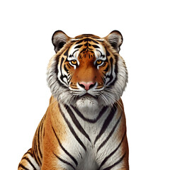 Fototapeta premium tiger cartoon ,isolated on transparent background png