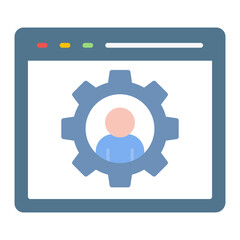 Personalization icon vector image. Can be used for Marketing Technology.