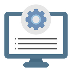 Fototapeta premium Content Optimization icon vector image. Can be used for Marketing Technology.