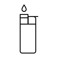 Lighter Vector Line Icon Design