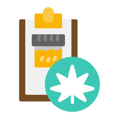 Drug Test icon vector image. Can be used for CBD Oil.