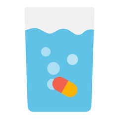 Water Soluble icon vector image. Can be used for CBD Oil.