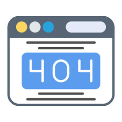 404 Error icon vector image. Can be used for Internet Marketing.