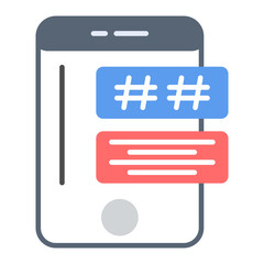 Hashtag icon vector image. Can be used for Internet Marketing.