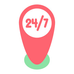 All Day Tours icon vector image. Can be used for Museum.