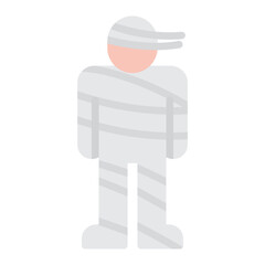 Mummy icon vector image. Can be used for Museum.