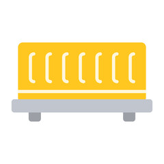 Container icon vector image. Can be used for Shipping.