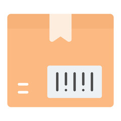 Barcode icon vector image. Can be used for Shipping. - obrazy, fototapety, plakaty