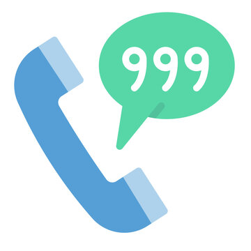 999 icon vector image. Can be used for Emergency Service.