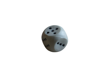a dice without a background