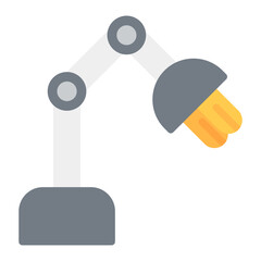 Neon Lamp icon vector image. Can be used for Lighting.