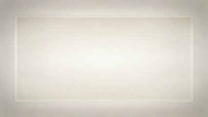 Obraz premium A Subtle Off-White Rectangular Frame on a Pale Background, Ideal for Minimalist Designs and Presentations