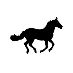Horse silhouette illustration