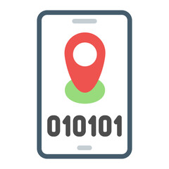 Tracking Number icon vector image. Can be used for Postal Service. - obrazy, fototapety, plakaty