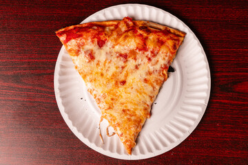 Slice of cheese pizza
