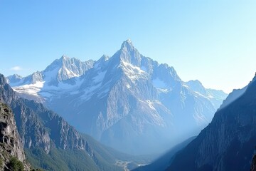 Obraz premium Alpine Peak Panorama