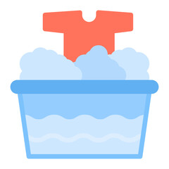 Rinse icon vector image. Can be used for Laundry.