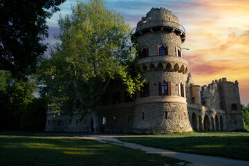 Jan's Castle, imitation of castle ruins