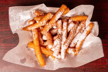 Funnel cake fries