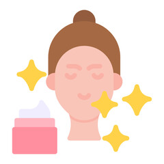 Skin Care icon vector image. Can be used for Dermatology.