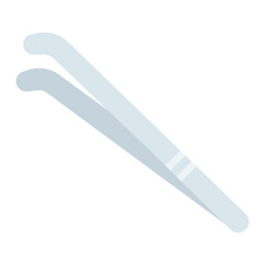 Tweezers icon vector image. Can be used for Dermatology.