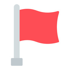 Flag icon vector image. Can be used for Human Rights.