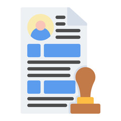 Authority & Accountability icon vector image. Can be used for Human Resource.