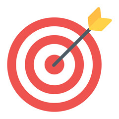 Set Goals icon vector image. Can be used for Human Resource.
